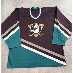 VTG NHL Anaheim Might Ducks‎ CCM 90's Men's Sz XL Hockey Jersey